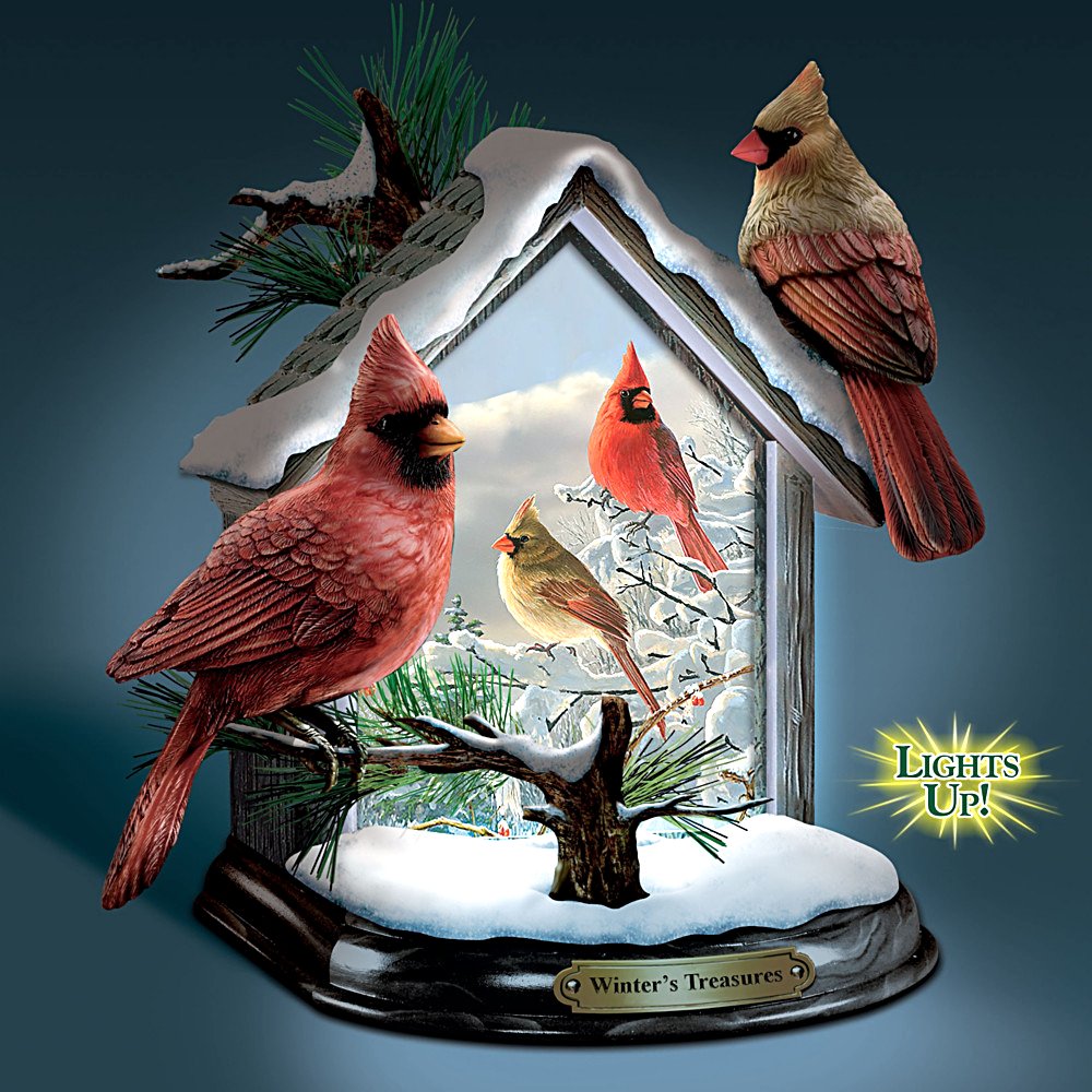 One_Great_Shop's tweet photo. Illuminated Songbird Sculpture Collection #cardinals #figurines #homedecor #collectibles #gifts #giftstore #ShoppingStar https://t.co/1LNM4lvRbX https://t.co/ctW7kXWxBC