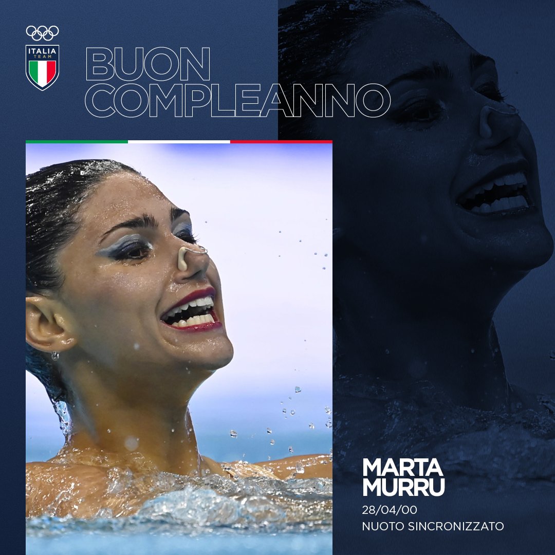 ItaliaTeam_it's tweet image. Eleganza ed energia straripante. 😍⚡

🎂Facciamo tanti auguri a Marta Murru, medagliata mondiale a #Budapest2022 ed europea a #Roma2022 con le sincronette della Nazionale di nuoto artistico! 🥉🥈

#ItaliaTeam #HappyBday @FINOfficial_