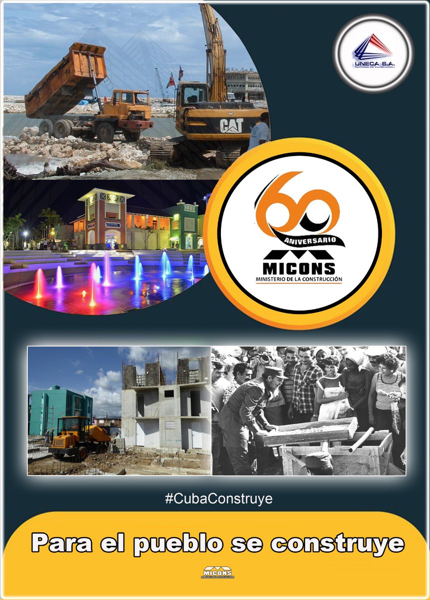 IUnecasa's tweet photo. #60AniversarioMicons #CubaConstruye #UnidosConstruimosCuba #RevolucionEsConstruir https://t.co/FsBISOSCT9
