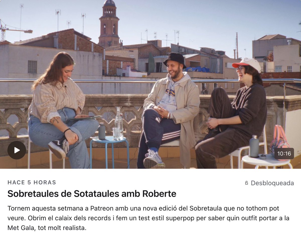 sotataules's tweet photo. Avui contingut al nostre Patreon! Un video extra amb @robertepiqueras i el primer fanzine de Sotataules! https://t.co/xhuEdoNeHT