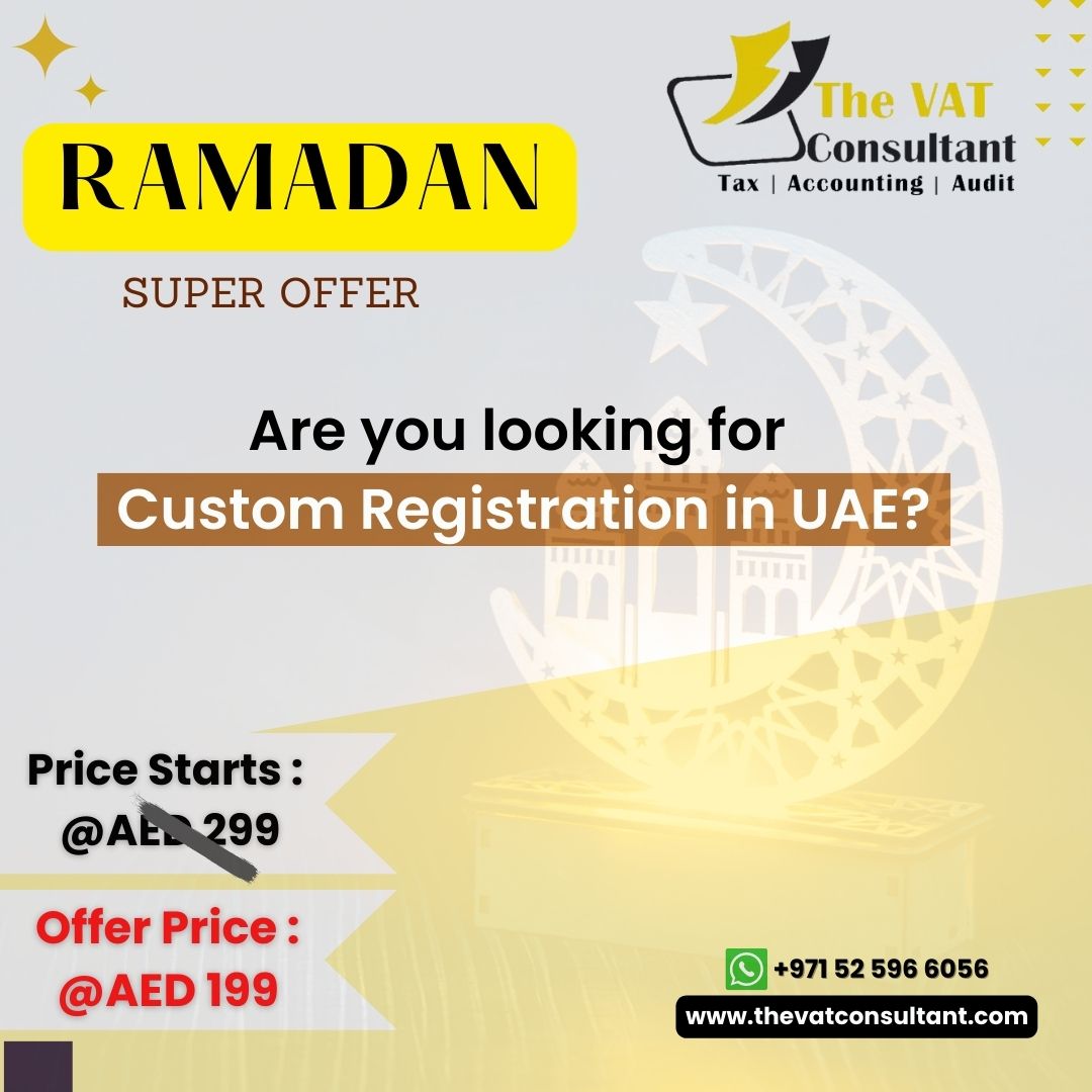 vat_consultants's tweet photo. " #Ramadan #SuperOffer"
Don't wait , Grab this opportunity
#CustomRegistration in #UAE
Offer Price Starts AED @199
Book Free Consultation
For More Info Visit:
https://t.co/qk5DCzeKD5
#ramadanoffer #ramadanmubarak #specialoffer #ramadankareem #thevatconsultant #ramadan2023 https://t.co/Vf6WXKulpk
