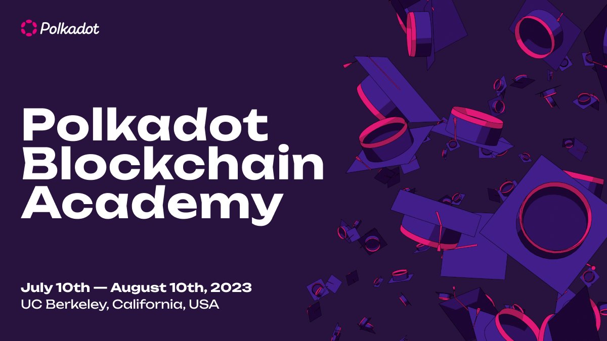 Applications for Wave 3 of the Polkadot Blockchain Academy close tomorrow. It's your last chance to sign up and join many of the other #PolkadotAcademy graduates working on diverse Web3 projects within the Polkadot ecosystem!

Wave 3 takes place in Berkeley, California from July