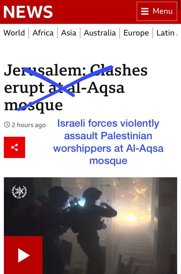 PalestineCultu1's tweet photo. Once again…   
Do better, BBCNews https://t.co/OwSZeWYQPp