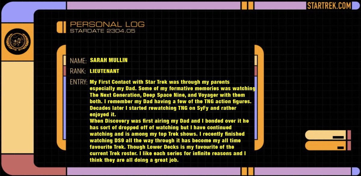 TheBookishJedi's tweet photo. @StarTrek Here is my #FirstContactStory https://t.co/dxsuUwcfiv