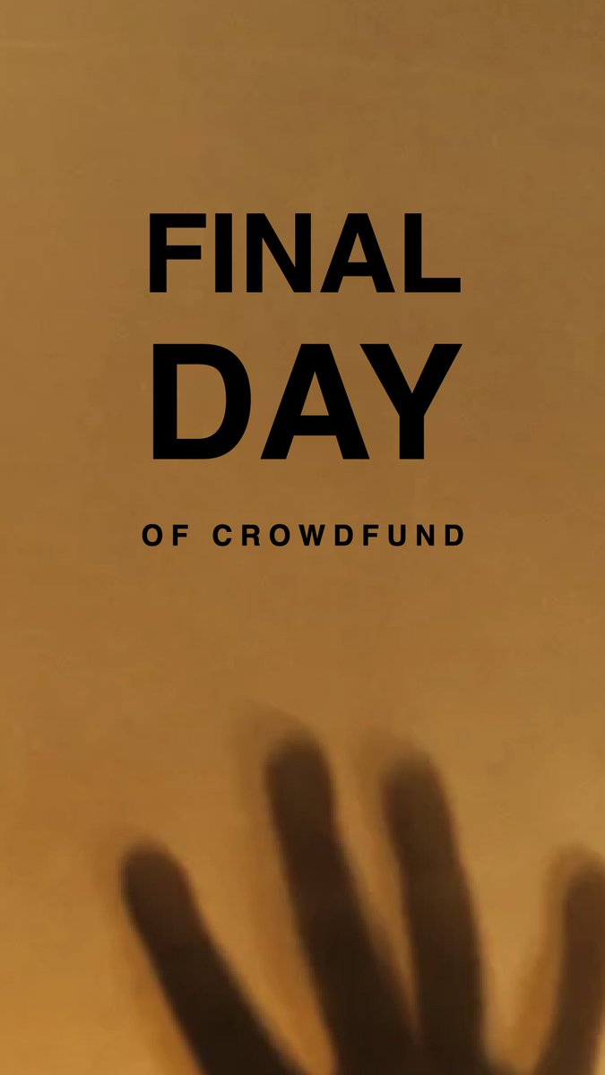 It is the FINAL DAY of our short film crowdfund. We need to raise just £690 to cross the finish line!

We are so close! If you are able to please do donate! Every little really does help at this point! Thank you!

#queer #horror #shortfilm #blackfilmmakers #lgbtq