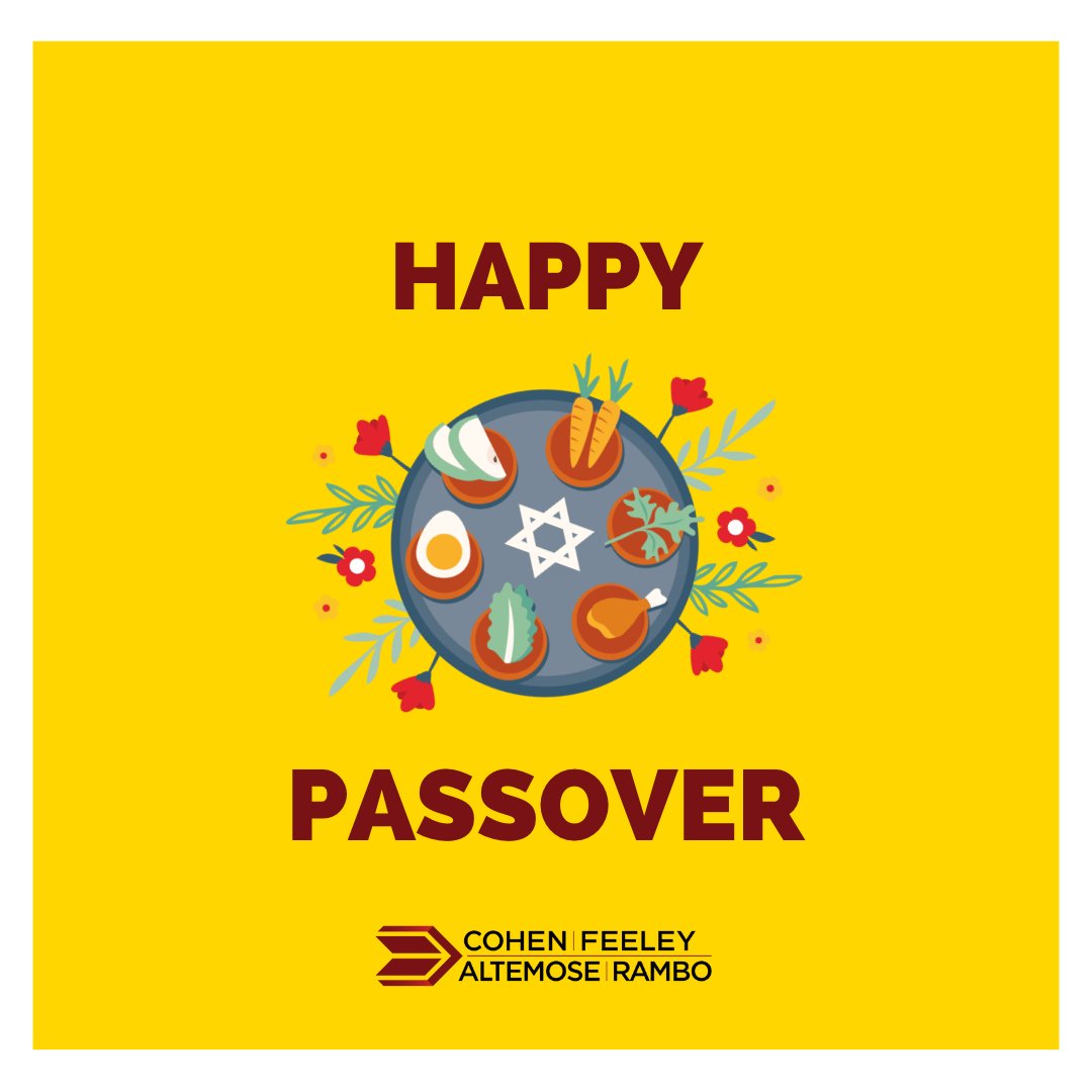 Happy Passover to all of our friends, families, clients and colleagues who celebrate!

#Passover #Holiday #Celebration