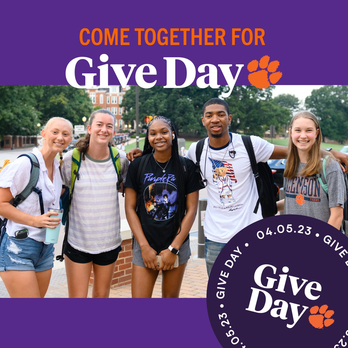 clemsonlibrary's tweet photo. Make a gift today on our eighth annual Give Day! Come together, with your fellow Clemson Tigers, to make a difference. https://t.co/KDU3tHR76X https://t.co/vzNXH4tS0o