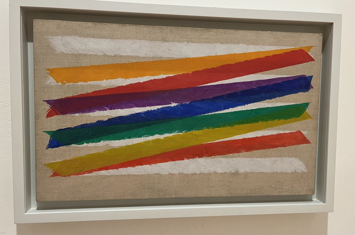 IntentAbstract's tweet photo. Spotted in the Guggenheim in Venice today. Painted by Piero Dorazio in 1965. Reminds me of a certain NFT collection? 🤔 https://t.co/eoNPCIofw9