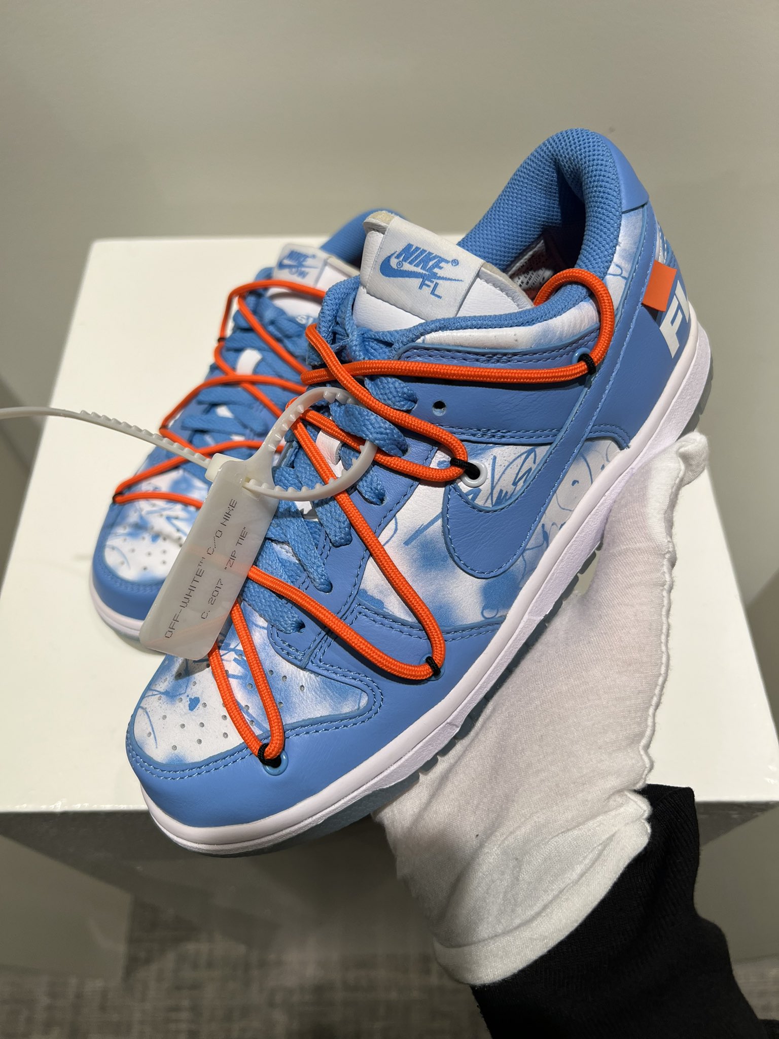 Sotheby's Futura Nike Dunk Low Virgil Abloh Auction