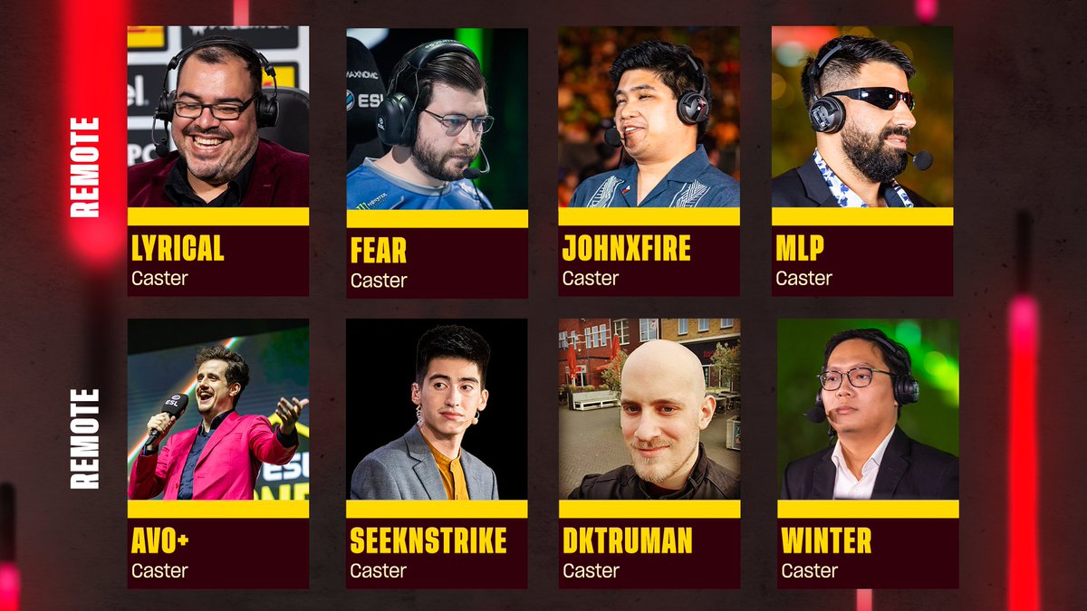 Our DreamLeague Season 19 talent line up is looking hypeeee 🤩

All these lovely faces will be bringing life to our exciting new DreamLeague format; we can't wait to see what you think of it! 😎

#ESLProTour