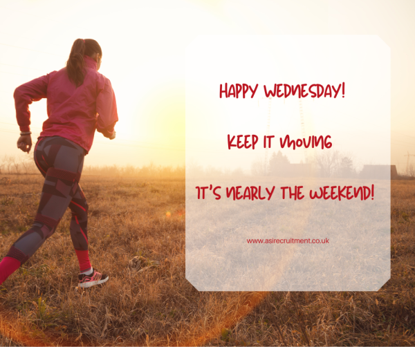 ASI_Recruitment's tweet image. #HappyWednesday #KeepItMoving #KeepMotivated