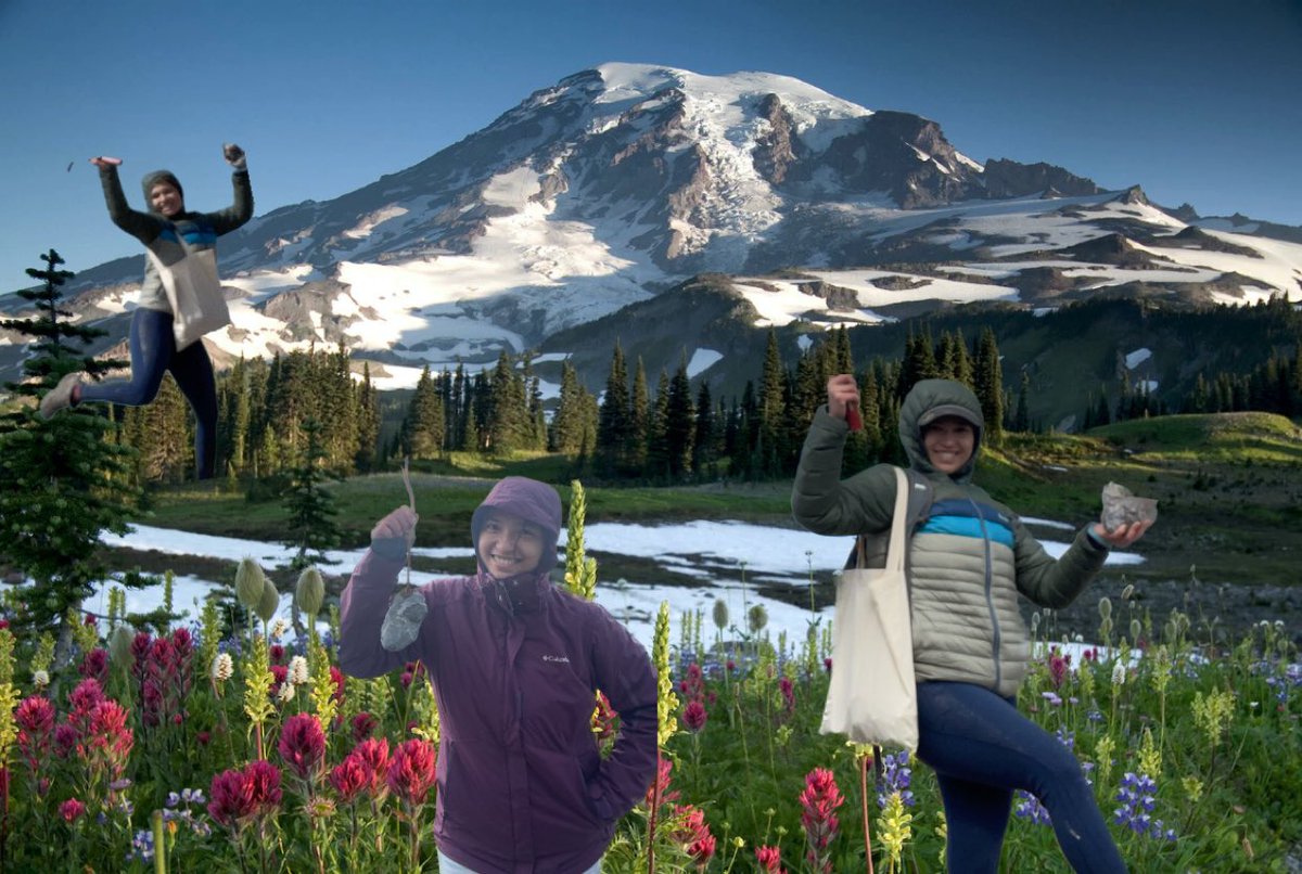 We officially mobbin to UW <a href="/UW_ESS/">UW Earth & Space Sci</a> to work on calcite U-Pb geochron with Dr Marjorie Cantine this Fall! (By we I mean just me). I’m super excited and made this pic of me at Mt Rainier to commemorate this decision. See you soon, Seattle!