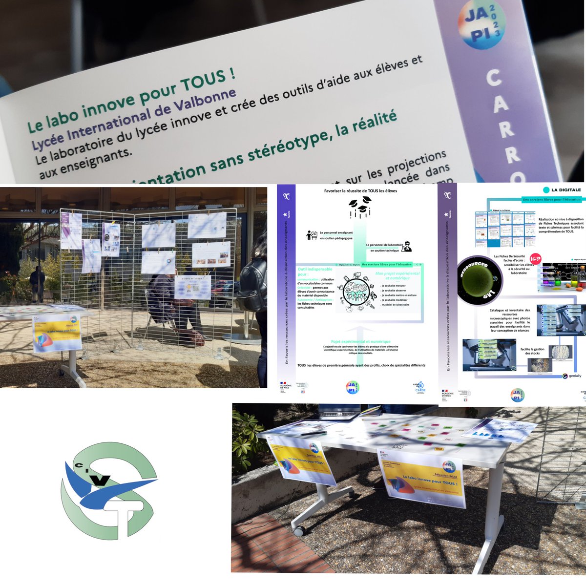 FannyBouvet's tweet photo. Présentation des nouveautés mises en place au labo #SVT du @CoIV_LIV_CIV 
Un vrai plaisir de partager des outils et ressources mis en place.@framasoft @mon_oral #digiquiz
#JAPI2023 @AcademieNice https://t.co/0B1JrDVhaL