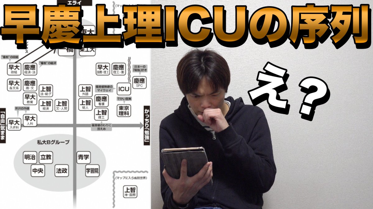 早慶上理ICUの学部序列2023年版【早稲田・慶應・上智・東京理科・国際