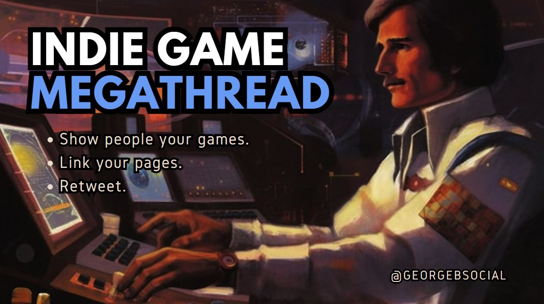 Hello #indiedevs. Time to show off your games for #wishlistwednesday.

Please use this space to share anything about your #indiegame:
- wish lists
- videos/shots
- info/anything!

🙏Please RT so more ppl see the games.