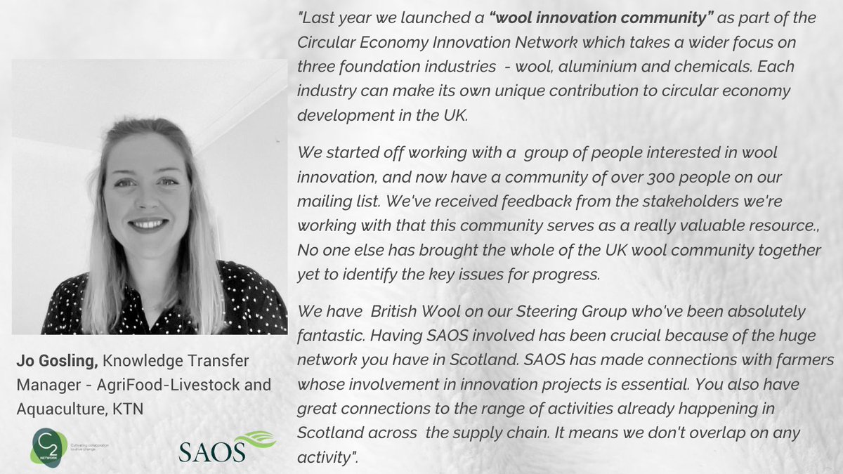 We're working with the team at @KTNUK & the Wool Innovation Network to explore new uses of wool in food production, widening our network & connecting to like-minded organisations to find innovative solutions. A few words from @JoGosling10 ⬇️ more info ➡️ lnkd.in/efkTwwih