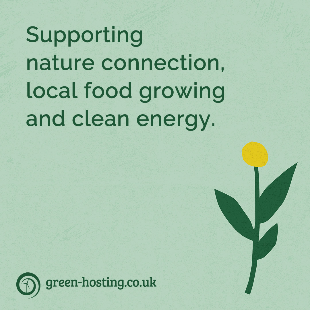 make_hay's tweet photo. Nature connection, local food growing and clean energy are issues that are important to us. We've written a blog post about how and why we are supporting them https://t.co/Yxwt4ftR7y https://t.co/tfkXfl0FJ4