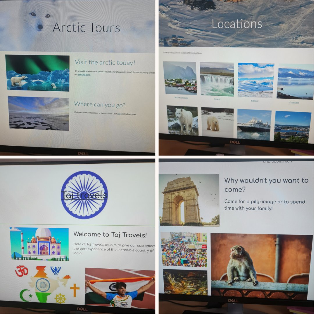 I have been tasked to judge travel websites for Y7 @BryntegSchool &amp;  pick the Top 10. 💜🏆

Starting today I will share the Top 10.

Well done to 💫

🎊 Visit The Artic - Elisha

🎊 Taj Traves - Caden &amp; Ethan
@TegHumanities