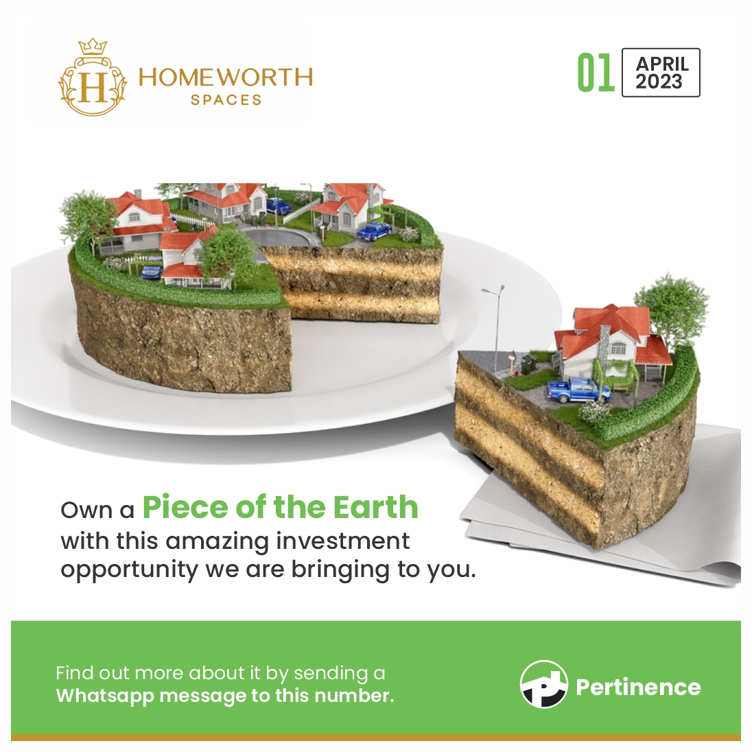 pertinenceltdng's tweet photo. Own a Piece of the Earth.
Take advantage of this Amazing opportunity. \
Earn 10% ROI when you become a co-owner of this Investment.
You can find out more by clicking this link https://t.co/PCKhxkAD7m or Send a DM
#Pertinence #Homeworthspace #Pertinenceproperties https://t.co/iKleso77Ym