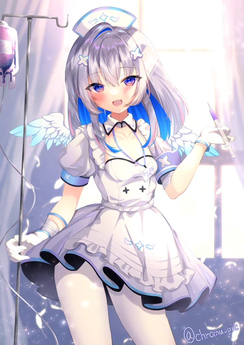 「お注射の時間ですよ～……?」#かなたーと 