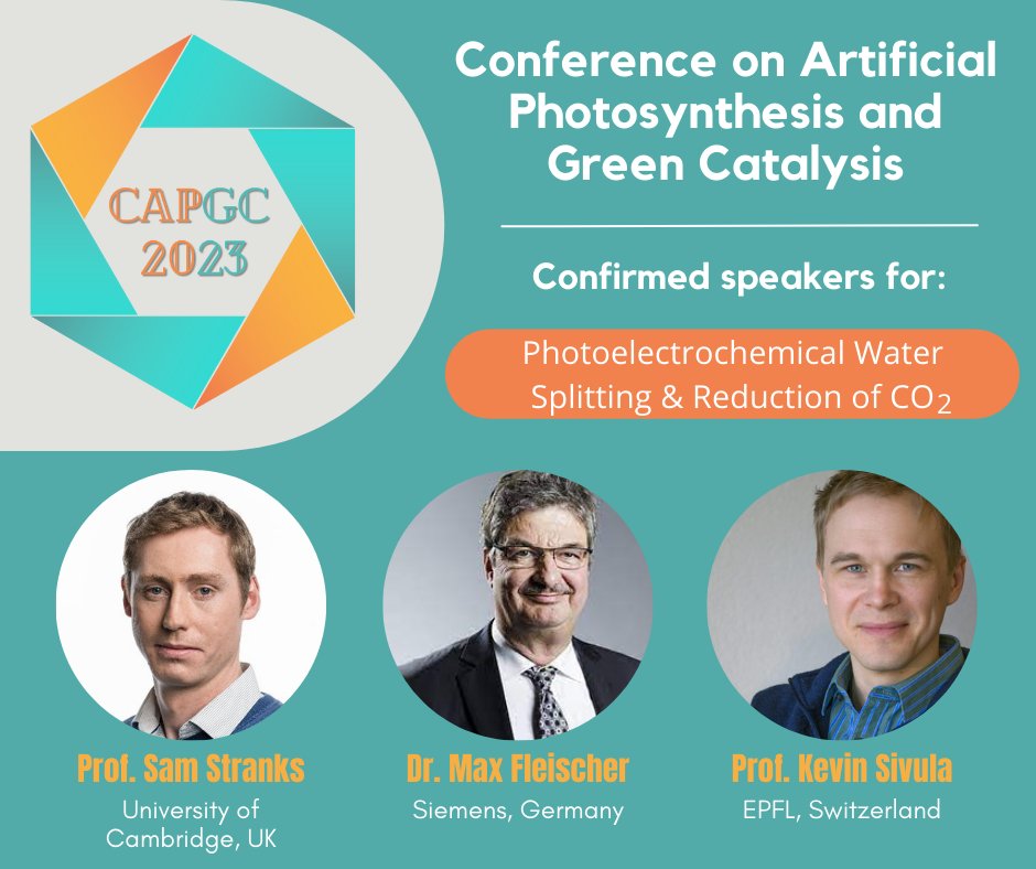 CAPGC23's tweet photo. Prof. @SamStranks, Dr. 𝗠𝗮𝘅𝗶𝗺𝗶𝗹𝗶𝗮𝗻 𝗙𝗹𝗲𝗶𝘀𝗰𝗵𝗲𝗿, and Prof. 𝗞𝗲𝘃𝗶𝗻 𝗦𝗶𝘃𝘂𝗹𝗮 have confirmed their presence on the 1st day of the 𝗖𝗼𝗻𝗳𝗲����𝗲𝗻𝗰𝗲 𝗼𝗻 𝗔𝗿𝘁𝗶𝗳𝗶𝗰𝗶𝗮𝗹 𝗣𝗵𝗼𝘁𝗼𝘀𝘆𝗻𝘁𝗵𝗲𝘀𝗶𝘀 𝗮𝗻𝗱 𝗚𝗿𝗲𝗲𝗻 𝗖𝗮𝘁𝗮𝗹𝘆𝘀𝗶𝘀 #CAPGC2023 https://t.co/GwelE88dUK