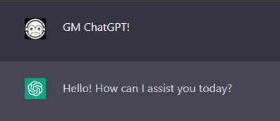 Survival tip: GM ChatGPT everyday. 

In the highly likely scenario AI will take over the world, this simple prompt will increase your AI-friendliness score and decreases the chance the AI Overlord will re-use the molecules in your body for something more useful.