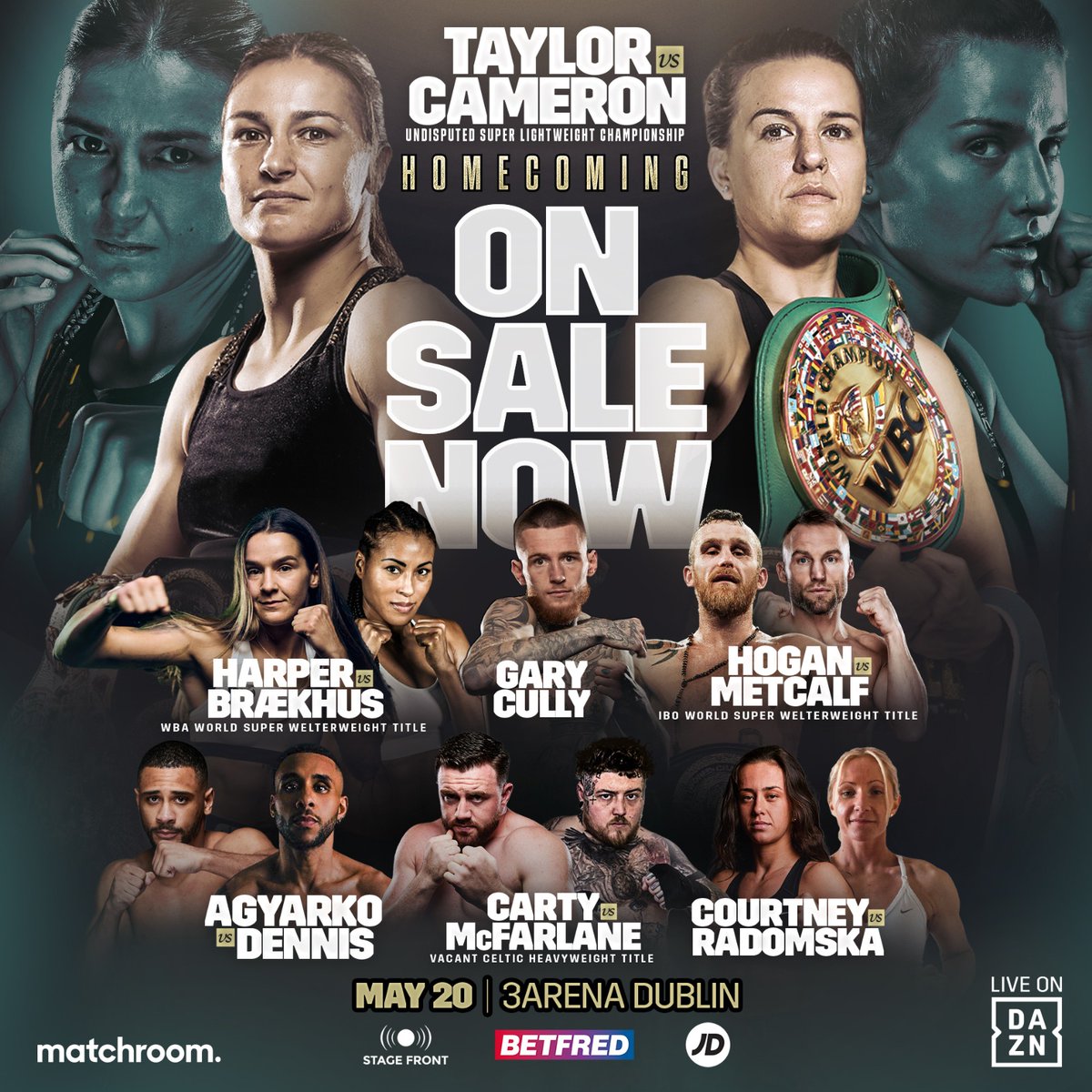 🎟️ 𝗢𝗨𝗧 𝗡𝗢𝗪!

Tickets for #TaylorCameron are on general sale! 🇮🇪