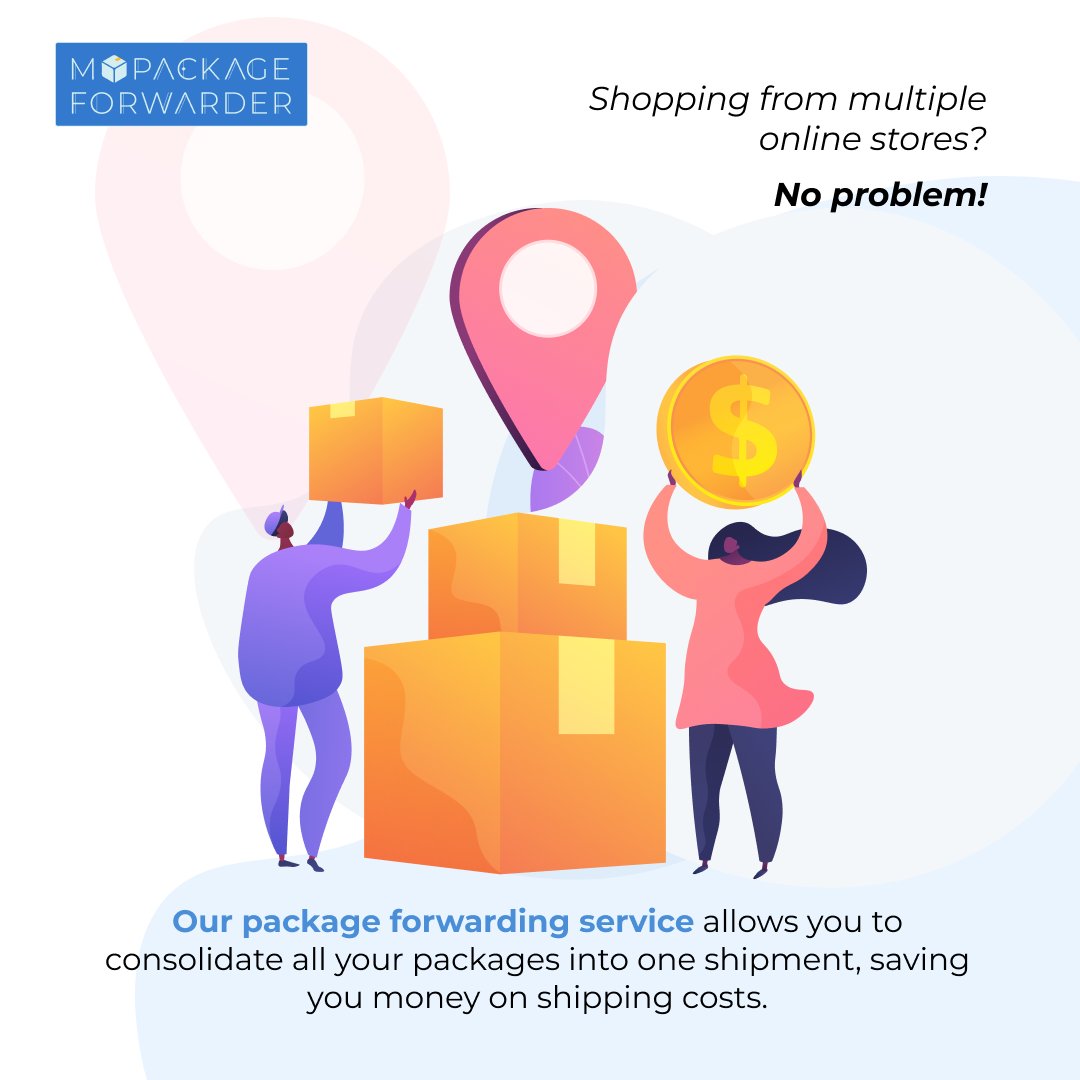 ForwardPackage's tweet photo. "Shopping from multiple online stores? No problem! Our package forwarding service allows you to consolidate all your packages into one shipment, saving you money on shipping costs."

#usatoglobally #shipglobally #shipfromusa #easyship #consolidatepackage #consolidation #package https://t.co/VmAF4nFFP5