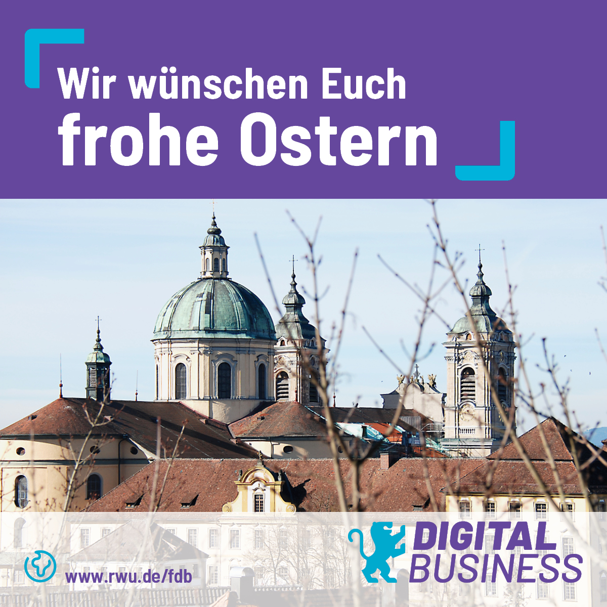 WIHRW's tweet photo. 🐰 Wir wünschen Euch ein schönes Osterfest und erholsame Feiertage! 🐇

#rwu #digitalbusiness #meineuni #weingarten #ravensburg #spring #ostern #froheostern #campus https://t.co/frvVi2U3GM