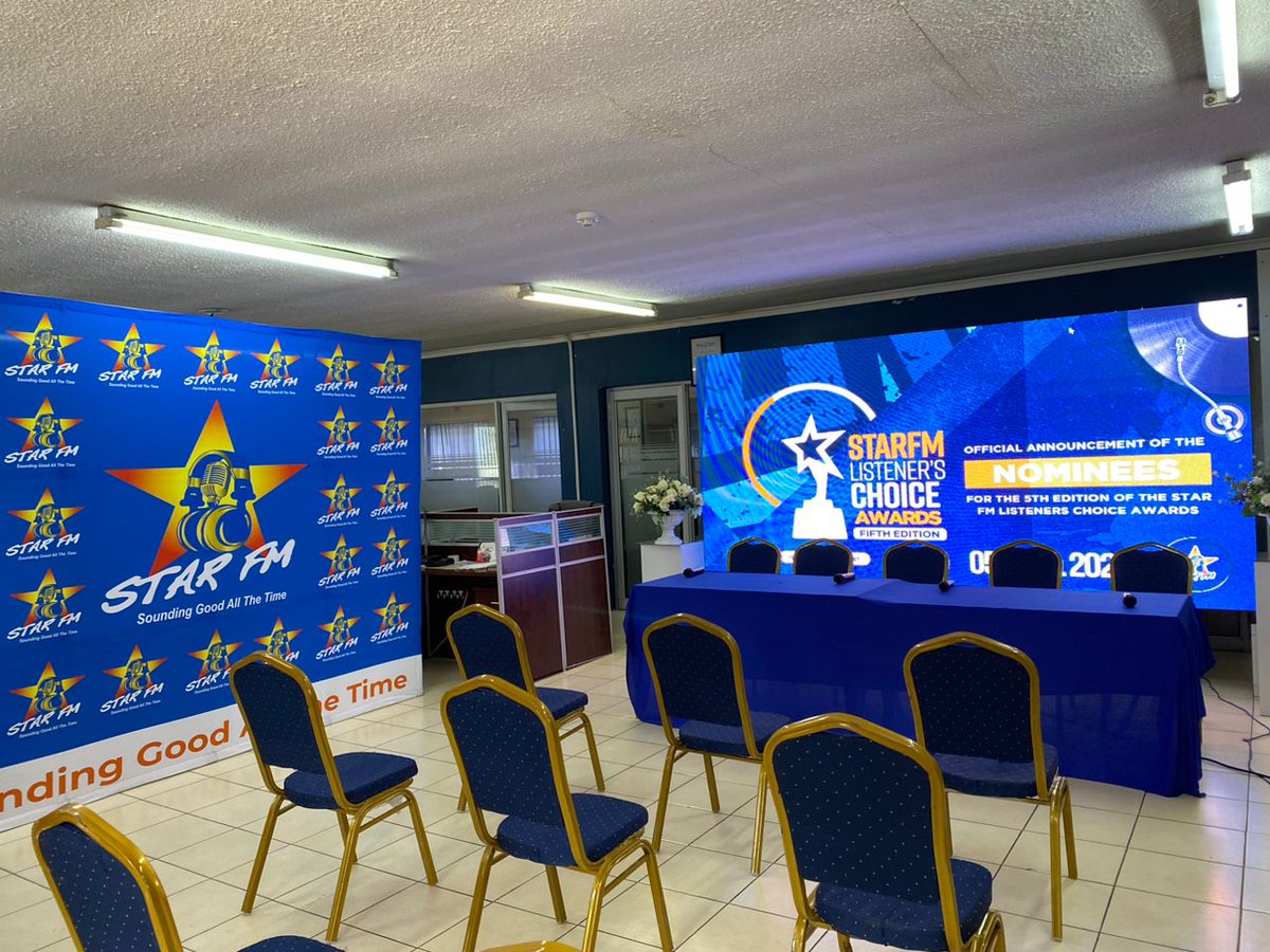 Ready for the #PressConference In few minutes, we officially announce #nominees for the 5th edition of the #StarFMListenersChoiceAwards. Venue: Zimpapers Radio House #ItsAllAboutTheArtist #17categories