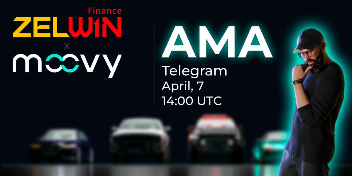 📣 AMA ANNOUNCEMENT🔔

⚠️ This FRIDAY at 14:00 UTC at @ZelwinChat we will have AMA with COO of Moovy - Roman Shramko 🔥
Prize pool - $500 😎

Simple rules:
1. Like, comment and RT this post
2. Follow <a href="/ZELWINofficial/">ZELWIN</a> and <a href="/moovy_io/">Moovy</a> in Twitter
3. Follow @ZelwinChat in TG
4. Ask 3