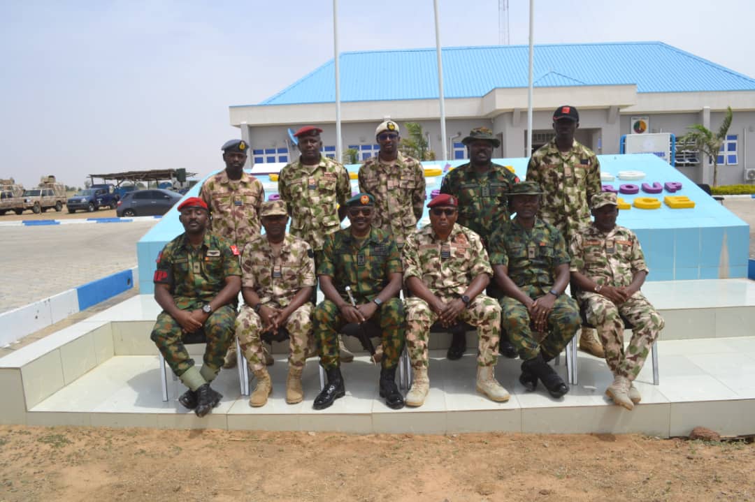 appollonhades's tweet photo. The Commander 1 Brigade Nigerian Army Brigadier  General S Ahmed on Wednesday 4th April, paid operational visits to the  Commander 207 Quick Response Group Nigerian Air force (NAF) Gusau Group Captain SP Sekegor and the Commissioner of Police Zamfara state Command CP Kolo Yusuf. https://t.co/9zvKT95oSi