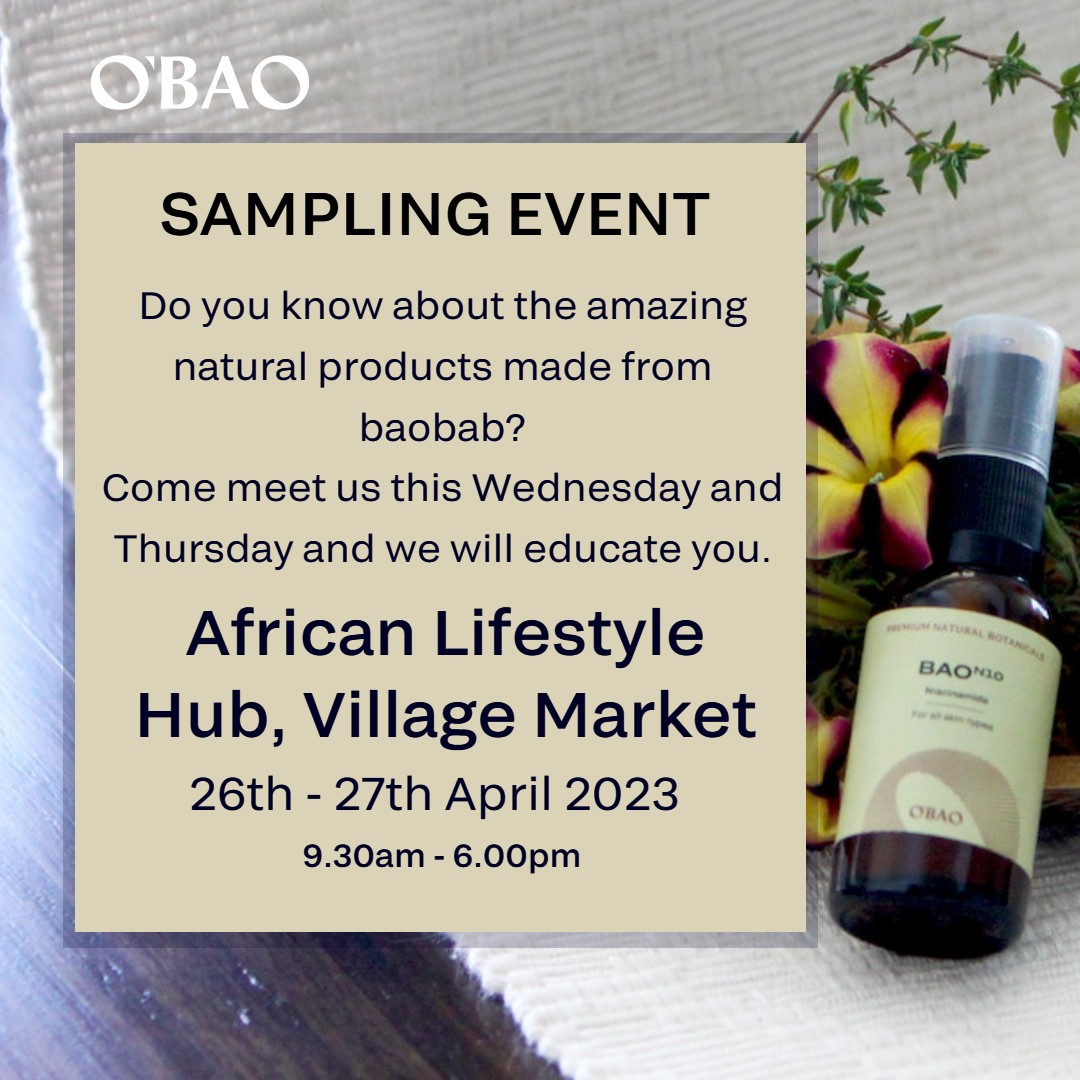 ObaoOfficial's tweet photo. Do you know about the amazing
natural products made from baobab?
🌿🌿🌿🌿🌿🌿🌿
Come meet us this Wednesday &amp;
Thursday and we will educate you.
🌿🌿🌿🌿🌿🌿🌿
@african_lifestyle_hub
@the_village_market
#obao #skincareproducts #skincare #theobaoway #kenya #naturalskincareproducts https://t.co/N6EYH1enrO