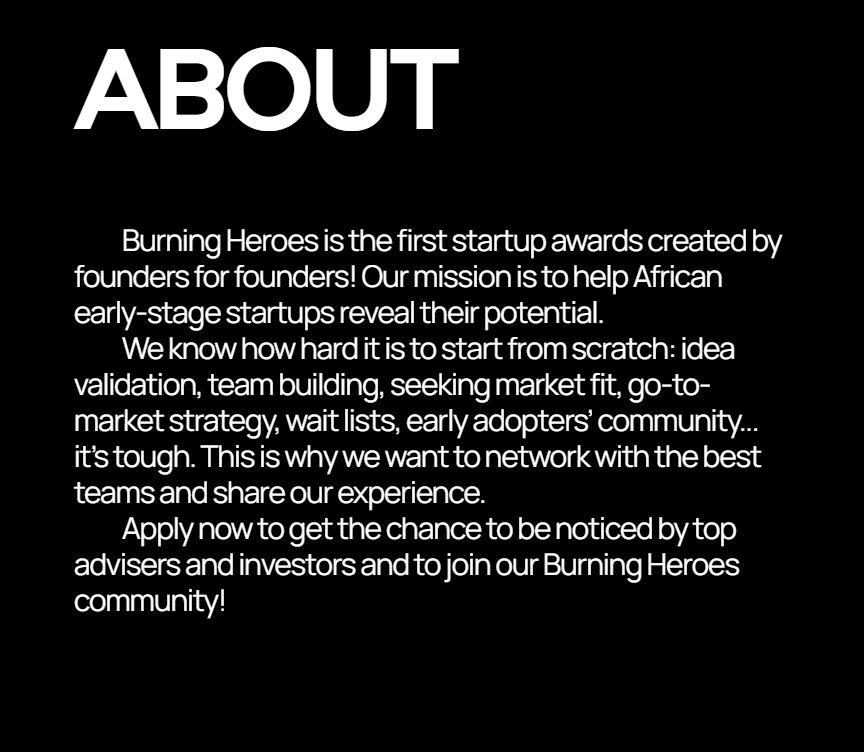 Shambapro's tweet image. The YASR30 announcement caps a quiet, tough but promising Q1 for the business during which we also emerged Second in the #MarketFit category of the first ever Burning Heroes Africa Start Up Awards 2023.

Burning Heroes is the first startup awards created by founders for founders