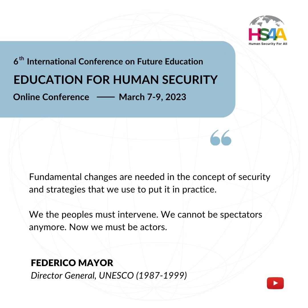 _WAAS_'s tweet photo. Conference on Education for #HumanSecurity emphasized that Human Security Approach must be the integral component of higher education.
Watch the video https://t.co/SwumEZYNYz
#WAAS #HS4A #E4HS #HumanSecurity https://t.co/uwAxuP38US