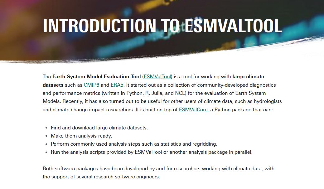 Do you need to work with large #climate #datasets? Join us for <a href="/eScienceCenter/">Netherlands eScience Center @akademienl.social</a> #workshop on <a href="/ESMValTool/">ESMValTool</a> to learn how to facilitate evaluation of Earth system models! 17 April, at <a href="/FacultyITC/">Faculty ITC | University of Twente</a>. 👉Registration: itc.nl/big-geodata/tr… <a href="/utwentedcc/">@University of Twente - Digital Competence Centre</a> <a href="/UTwente/">University of Twente (inactive)</a> @EUtwente <a href="/ITCAlumni/">ITC Alumni (inactive)</a>