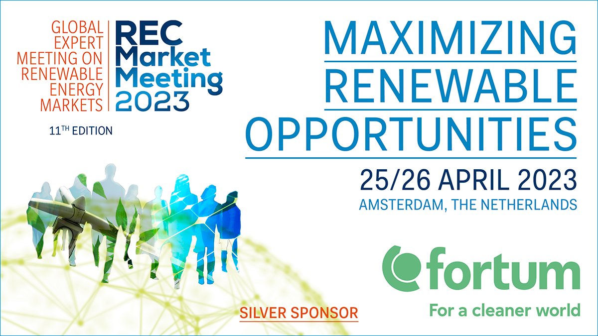 The lunches at the REC Market Meeting 2023 will be hosted by <a href="/Fortum/">Fortum Global</a>, a Silver Sponsor of the RMM2023. We are glad to have <a href="/Fortum/">Fortum Global</a> involved in RMM and look forward to a successful event.