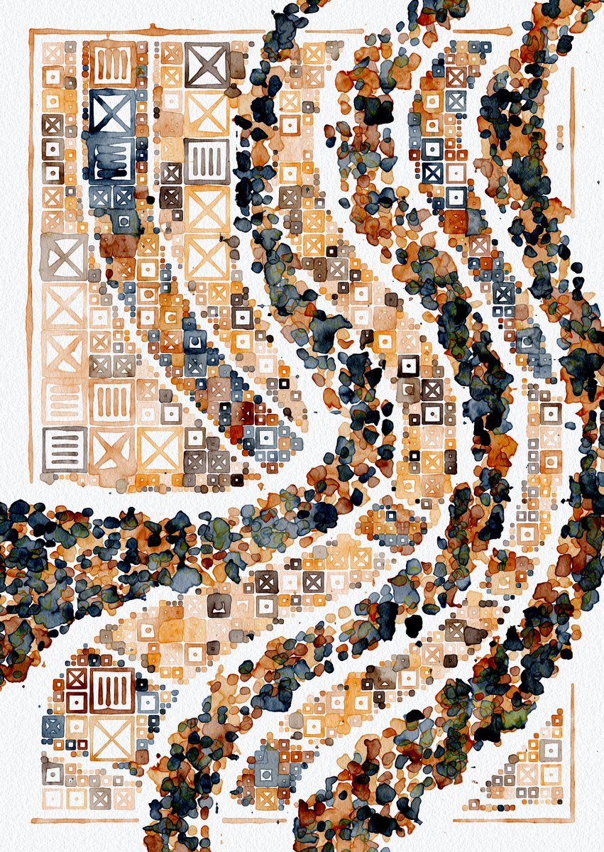 Paleterum #125 owned by <a href="/ijeamaka_a/">Ijeamaka</a> 
Just removed unclaimed reserves so 5 editions are available for minting: fxhash.xyz/generative/slu…