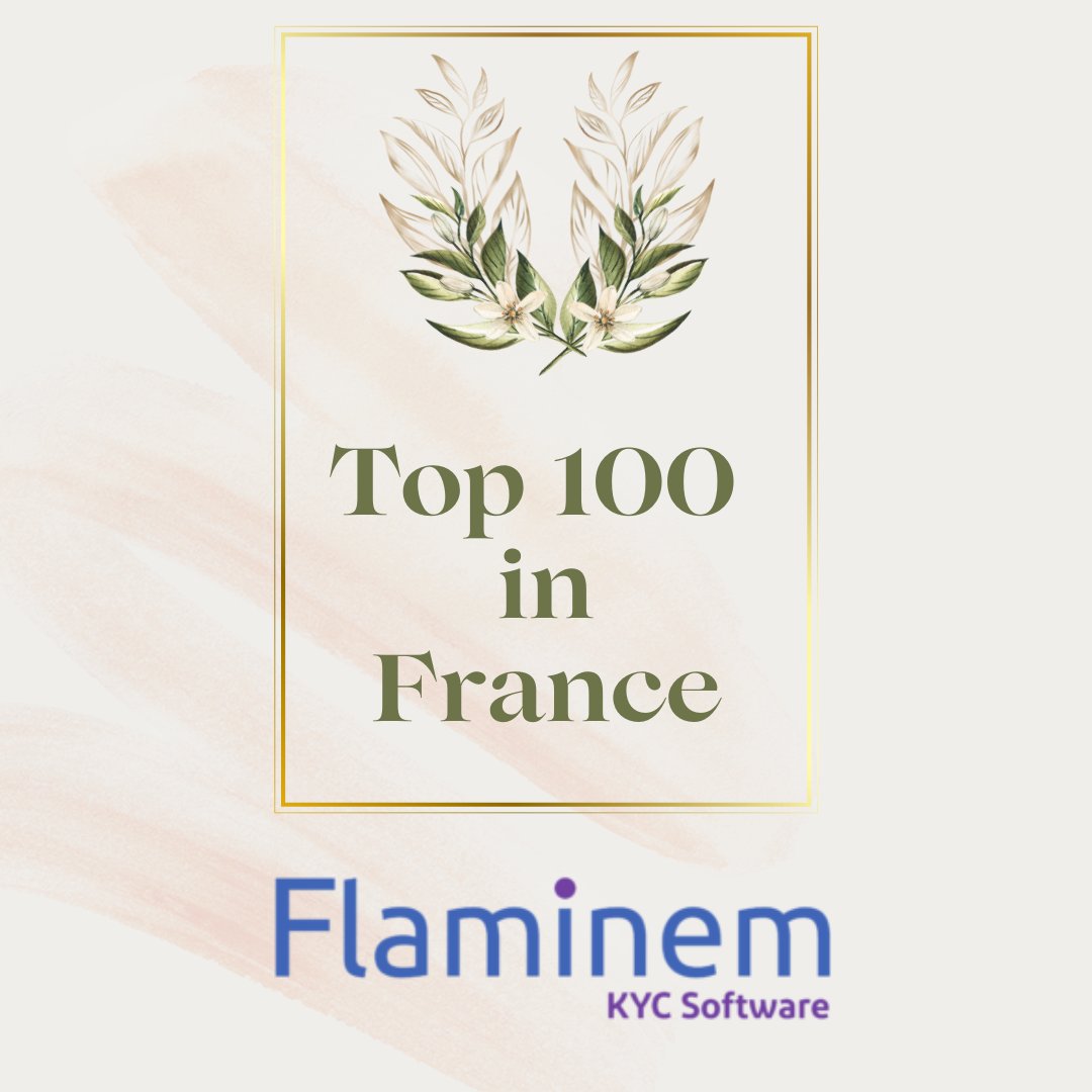 Nous avons l’immense plaisir de vous annoncer que pour la deuxième année consécutive, Flaminem fait partie des Top 100 Fintech/Regtech en France.

Ce palmarès est établi par Finance Innovation, Truffle Capital, Sopra Banking et BPCE

#KYC #AML #Regtech #Fintech #FinanceInnovation