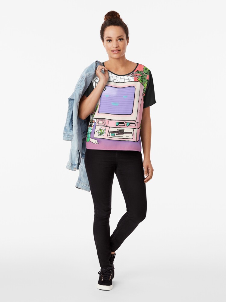 ichi100store's tweet image. A retro pink computer ichi100.wordpress.com/2023/04/05/a-r… #wordpress #ichi100 #pinkcomputer #tshirtcomputer #redbubble #vintagetshirt #tshirt #chiffon