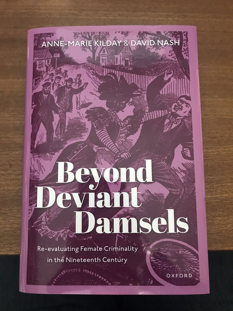 nashhistory's tweet photo. So here it is! Our joint monograph (me and Anne-Marie Kilday). We hope this radically changes views of women’s deviance and criminality in the 19th century https://t.co/EMNI2BNdlK