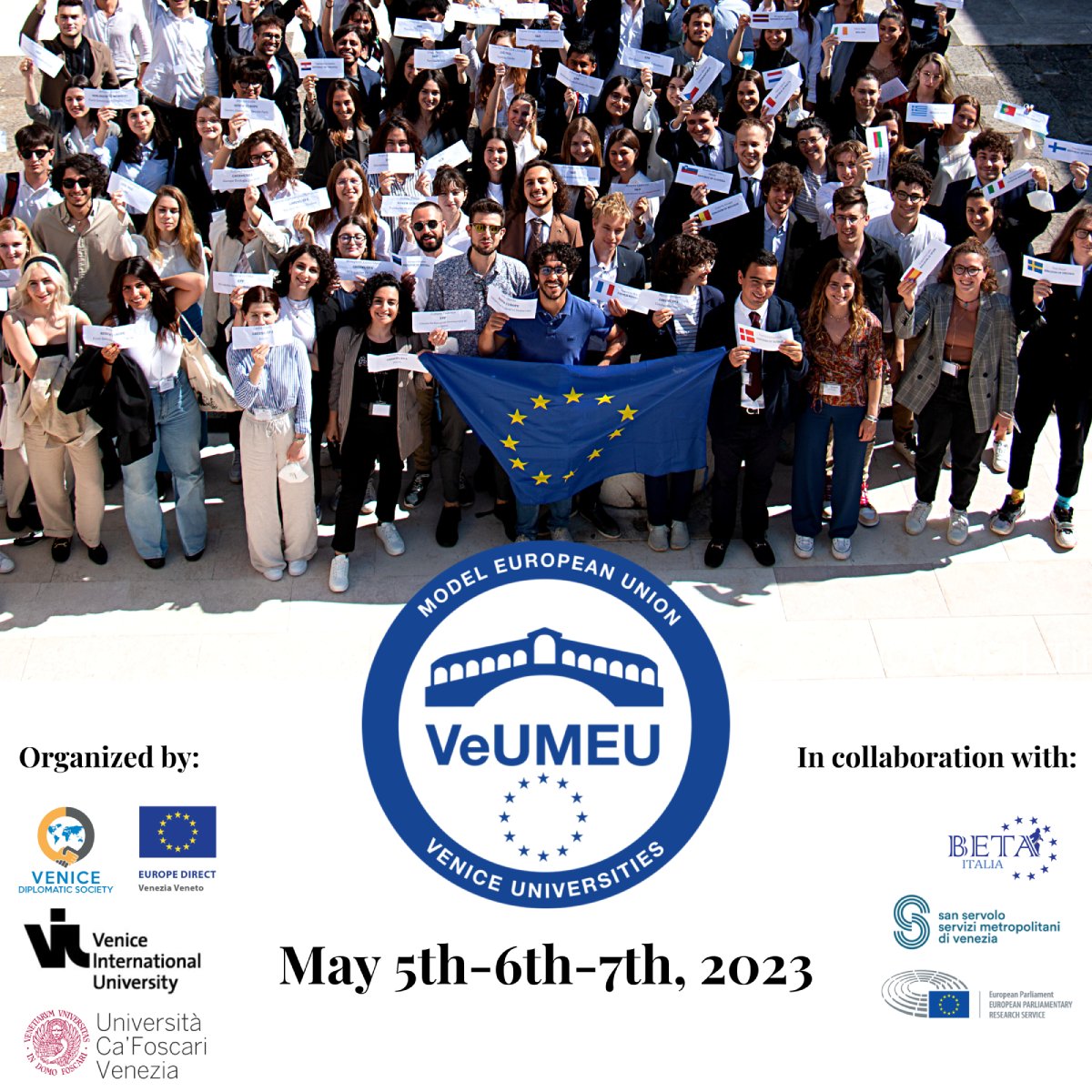 univiu's tweet image. The #CallForApplications for Venice Universities’ Model European Union (VeUMEU) 2023 is now open!

#ApplyNow: univiu.org/viu-life/veume…
Deadline: April 14, 2023

#ModelEuropeanUnion #VIUOpportunity #VIUNetwork #EuropeanUnion