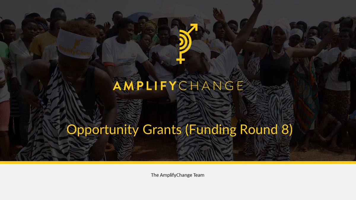 amplifyfund's tweet photo. Did you miss our Opportunity grant webinar, or just want to review the key information? The recording is now available! https://t.co/mQE6ma6dms 

For more info, consult our dedicated funding round webpage: https://t.co/5yoiDDcfV4

Applications close 20 April, 5:00pm UK time! https://t.co/3y48SQsXj6