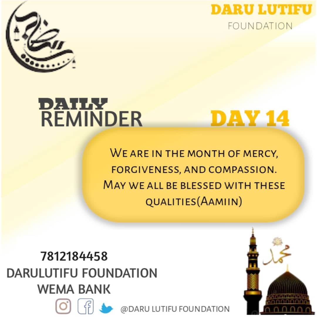 darulutifu's tweet photo. Let's pray for Allah's mercy in this holy month.

#ramadan2023
#DLF 
#ramadan1444
#dailyreminder
#monthofmercy https://t.co/iUrzDii1Hr