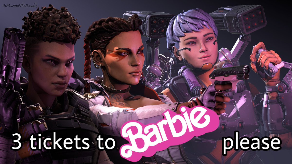 astrobyule's tweet photo. kairi would drag them to the movies to see barbie https://t.co/ZP3zc519YW