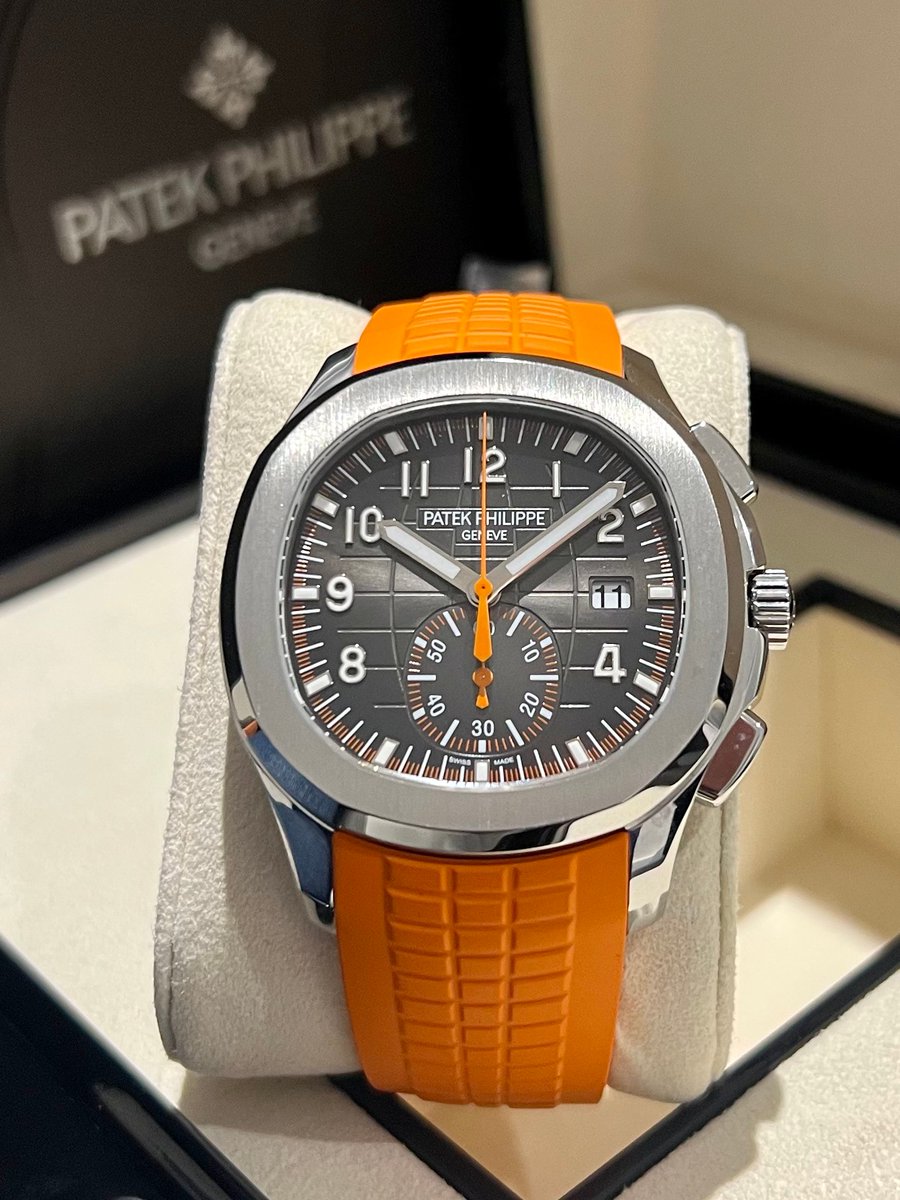 GlobalWatchShop's tweet photo. Is there a better Patek Philippe Aquanaut? This stainless steel 5968A is absolutely stunning, in mint condition with both original straps. https://t.co/X9HGP5kpP0 https://t.co/vVZx73elyp