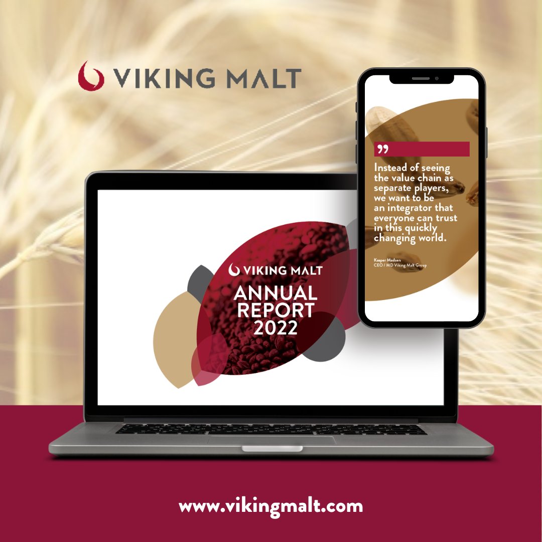 We are excited to share with you that Viking Malt has just released the Annual Report 2022, and it is now available online!
Read more 👉: t.ly/2NmBe