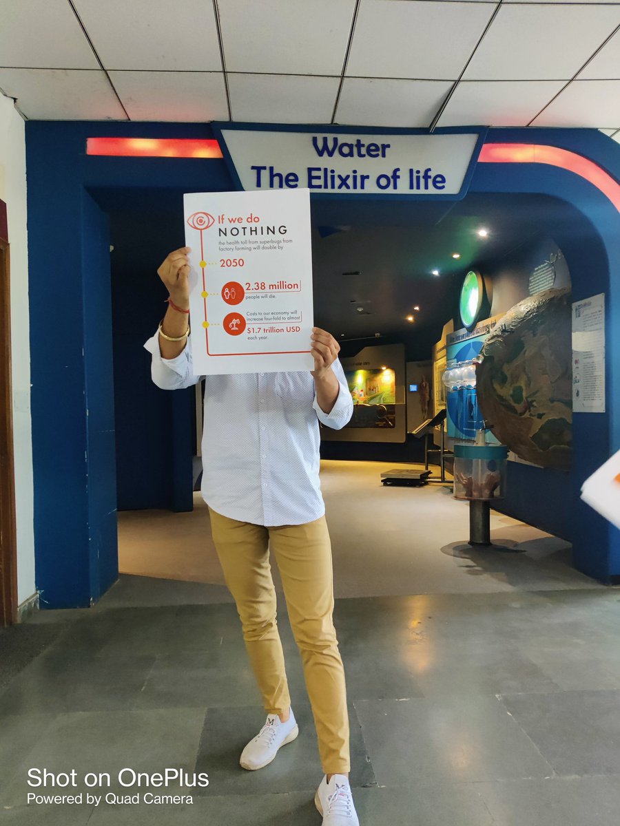 sujalgarg654's tweet photo. One planet , one world one health.
@MoveTheWorldIN @SciMuseumDelhi @ncsmgoi @MinOfCultureGoI @arjunrammeghwal @M_Lekhi @secycultureGOI @Mugdhareads

#AMR #EndSuperbug #StopFactoryFarming #AdaptGreen #EatBetter https://t.co/Ibj8g9bWxt
