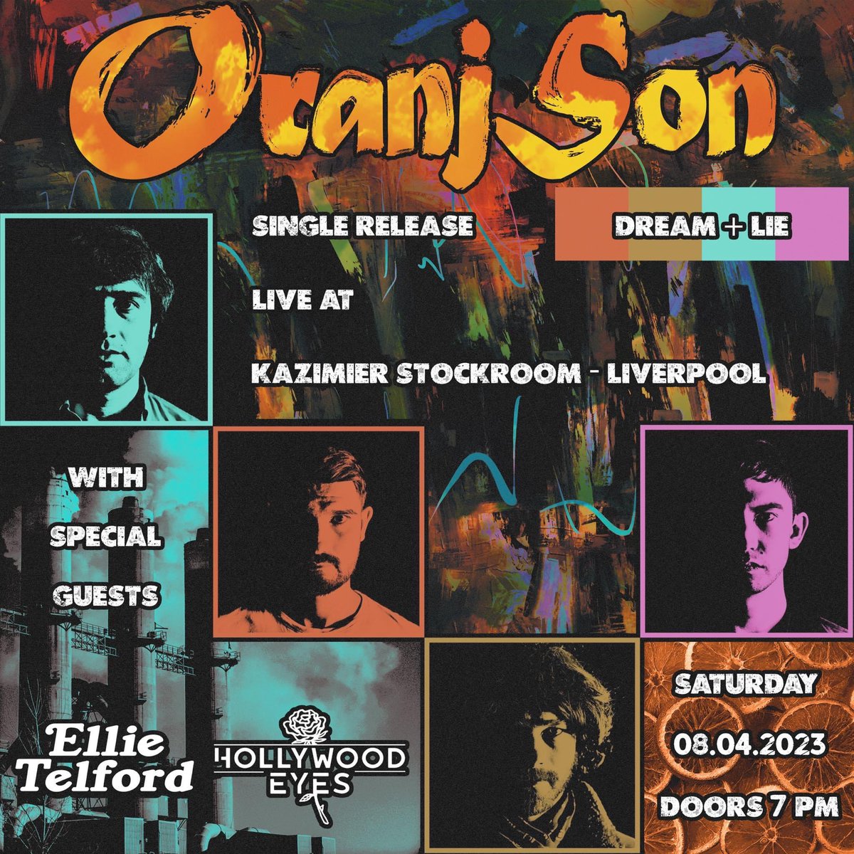 HollywoodEyes_'s tweet photo. LIVERPOOL THIS WEEKEND 🧡 
The rescheduled @OranjSon show is finally happening! Get your tickets whilst you still can - https://t.co/L9nAd9lkZv

At @KazStockroom 
then the following night supporting our boys @theglassskies 
- t i c k e t s  o n  t h e  d o o r https://t.co/hrFhrFLUVs