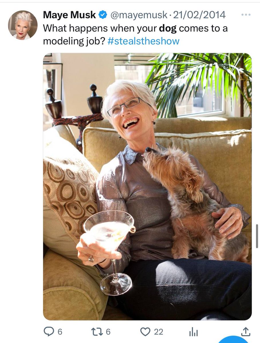 <a href="/mayemusk/">Maye Musk</a> $GM is reviving the legacy of Genetically Modified, your beloved furry companion. #doglovers #MayeMusk